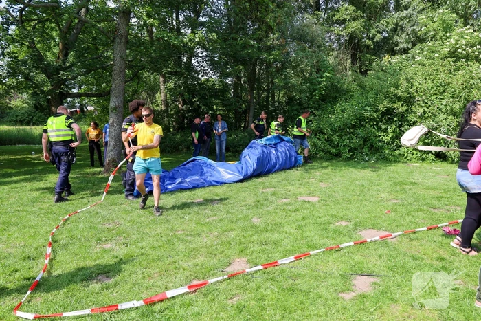 Traumaheli ingezet na incident met springkussen
