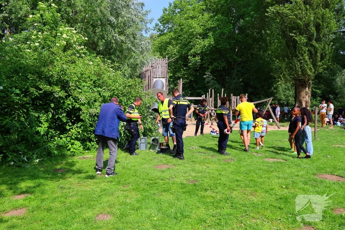 Traumaheli ingezet na incident met springkussen