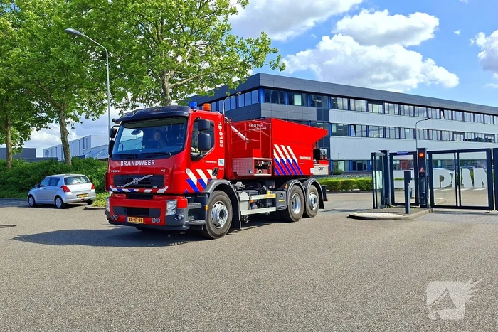 Stoom voor rook aangezien op schip