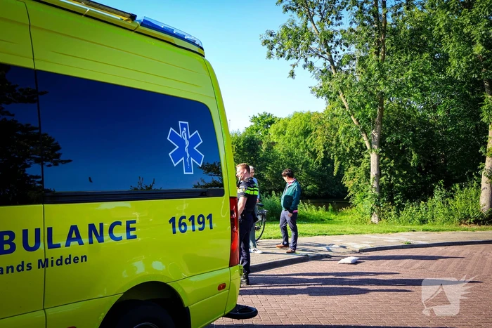 Fietser raakt gewond bij val