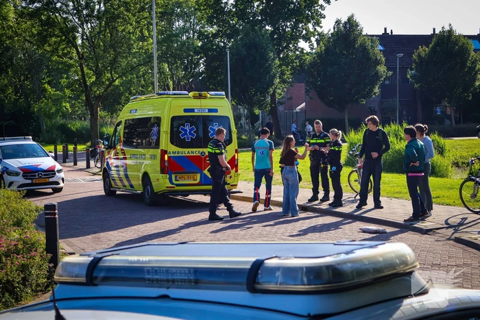 Fietser raakt gewond bij val
