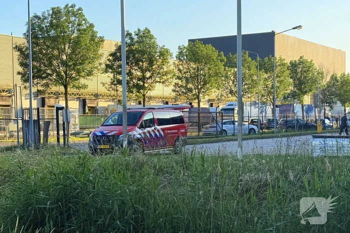 Ammoniaklek bij bedrijf