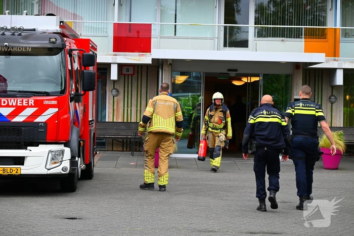 Brand in zorggebouw geblust