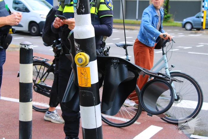 Ongeluk bij kruising met verkeerslicht