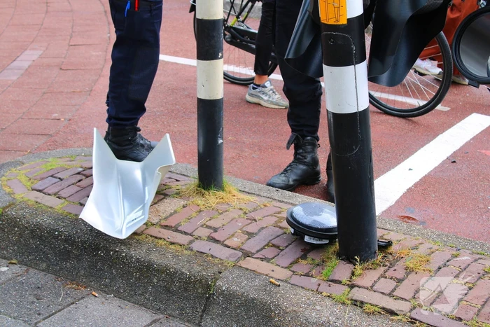 Ongeluk bij kruising met verkeerslicht