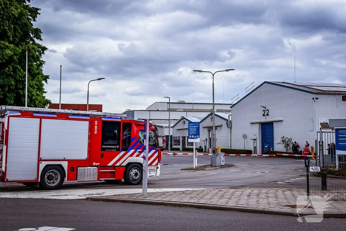 grote brand in productiehal