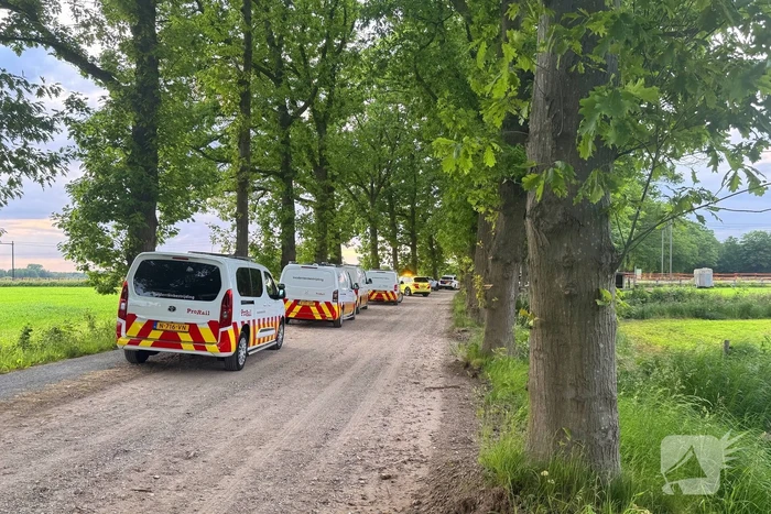 Botsing tussen trein en voertuig