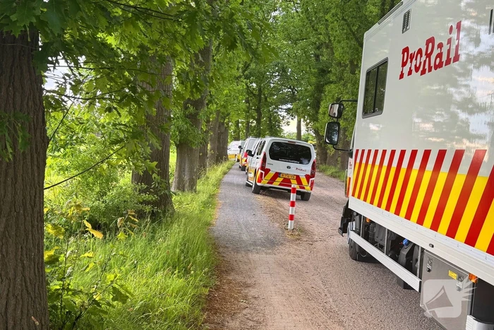 Botsing tussen trein en voertuig