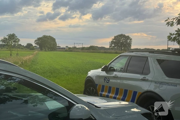 Botsing tussen trein en voertuig