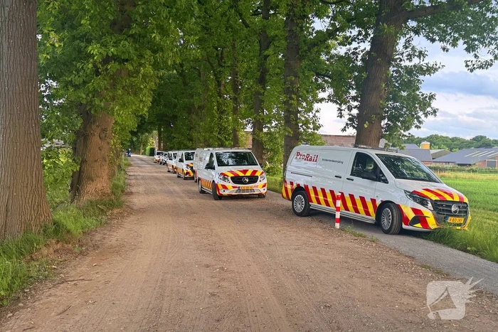Botsing tussen trein en voertuig
