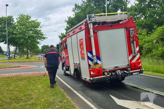 Brandweerwagen verliest wielen tijdens spoed