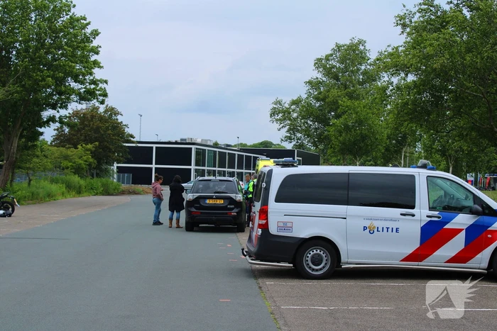 Lesmotor betrokken bij ongeval