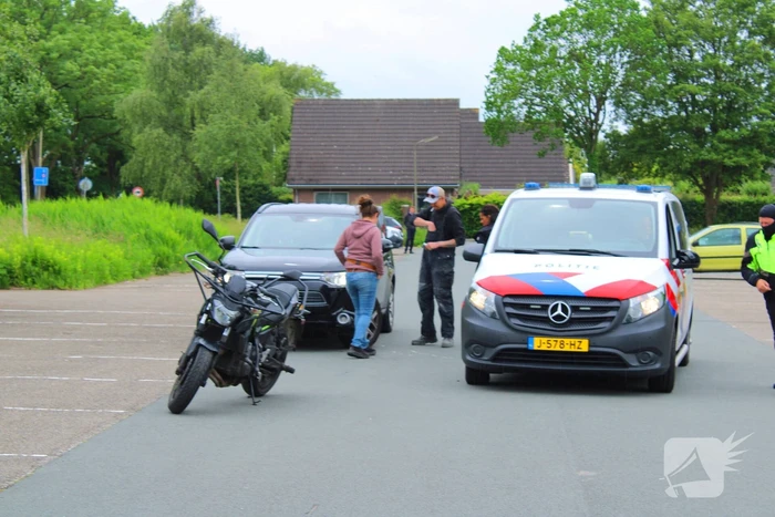 Lesmotor betrokken bij ongeval