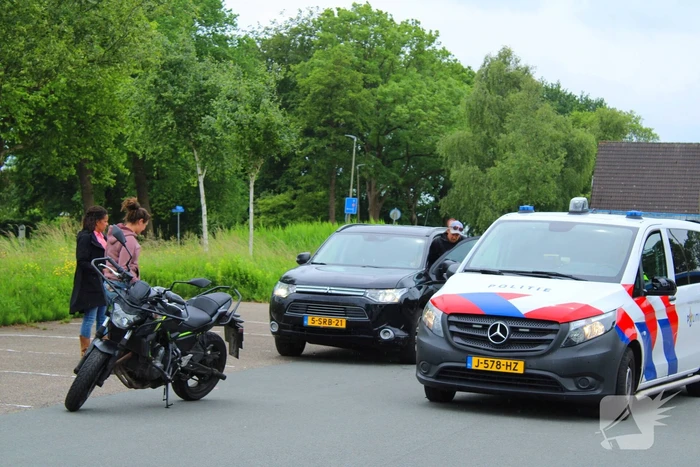 Lesmotor betrokken bij ongeval
