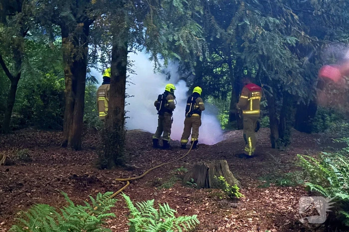 Brandweer ingezet voor bosbrand