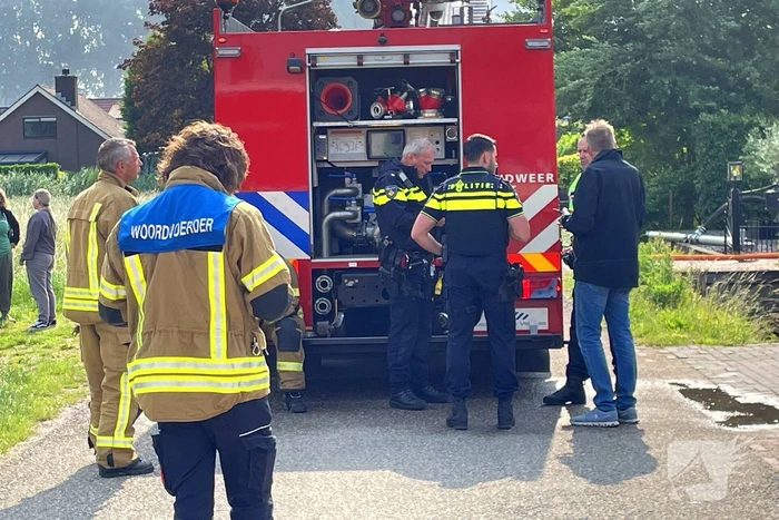 Rookoverlast door brand in bijgebouw