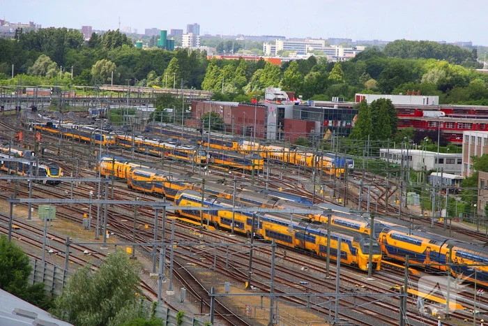 Staking legt treinverkeer stil