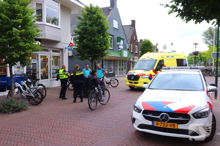 Bezorgscooter betrokken bij ongeluk