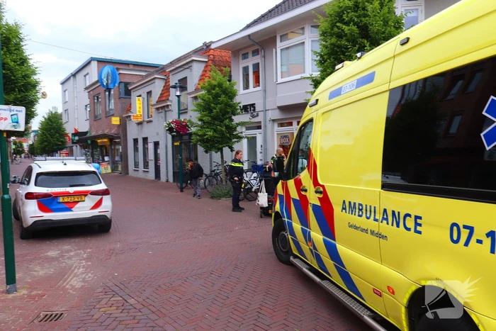 Bezorgscooter betrokken bij ongeluk