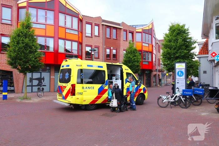 Bezorgscooter betrokken bij ongeluk