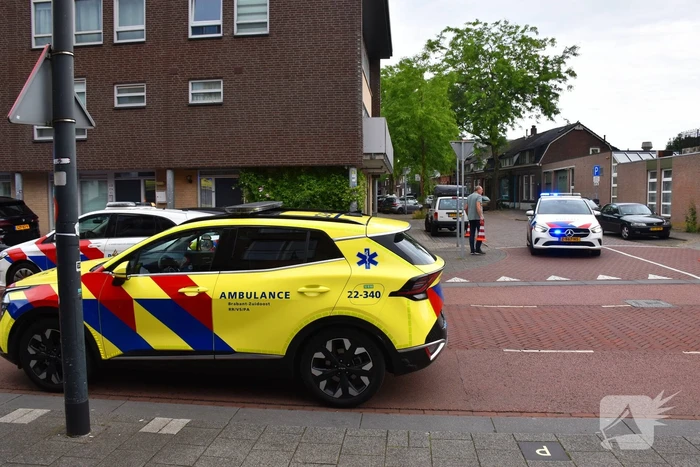 Traumahelikopter landt na val