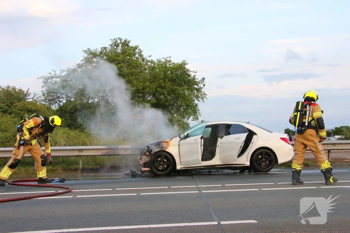 brand provincialeweg - n206 27,1 noordwijkerhout