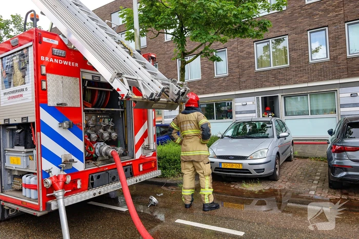 Brand in tuinschuur leidt tot evacuatie omwonenden