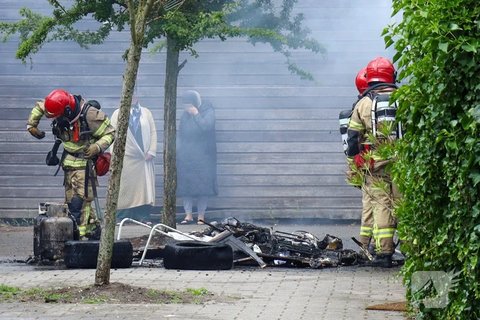 Brand in tuinschuur leidt tot evacuatie omwonenden