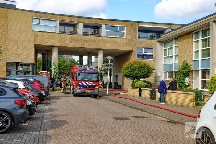 Brand in tuinschuur geblust zonder gewonden