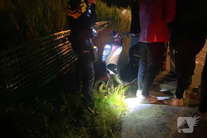 Scooterrijder aangehouden na aanrijding
