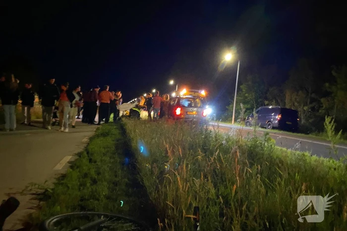 Scooterrijder aangehouden na aanrijding