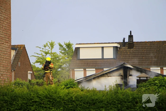 Rookinhalatie bij brand in tuinhuisjes
