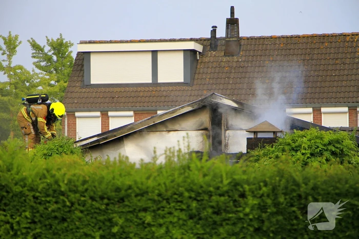 Rookinhalatie bij brand in tuinhuisjes