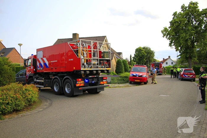 Rookinhalatie bij brand in tuinhuisjes