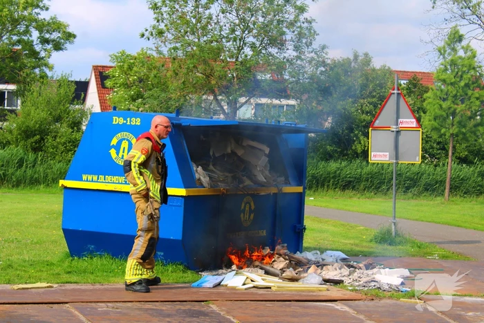 Rookontwikkeling na containerbrand