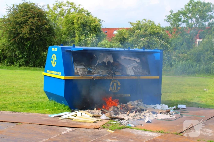 Rookontwikkeling na containerbrand