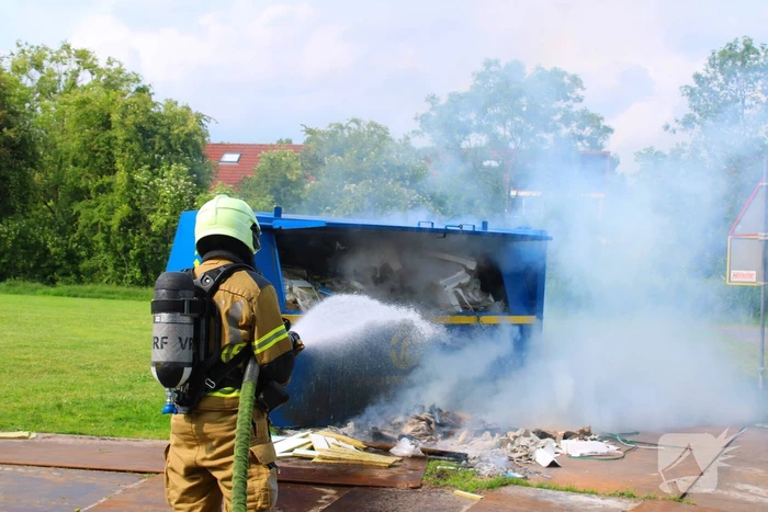 Rookontwikkeling na containerbrand