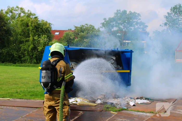 Rookontwikkeling na containerbrand