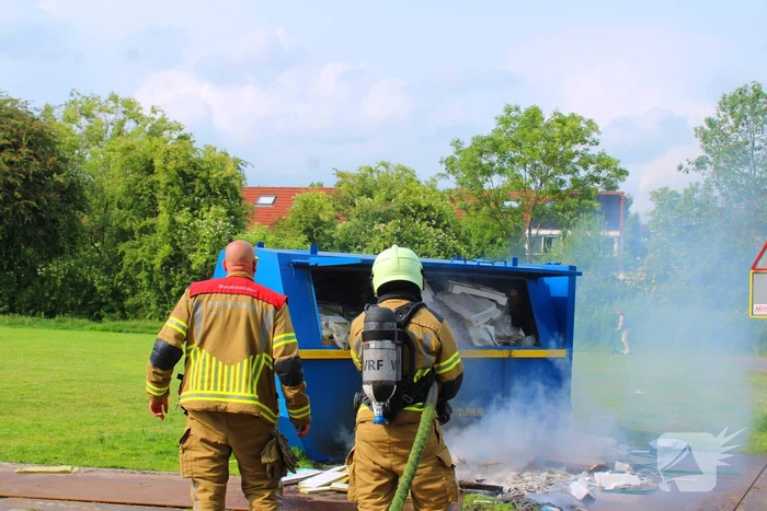 Rookontwikkeling na containerbrand