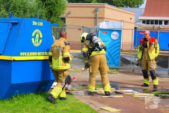 Rookontwikkeling na containerbrand