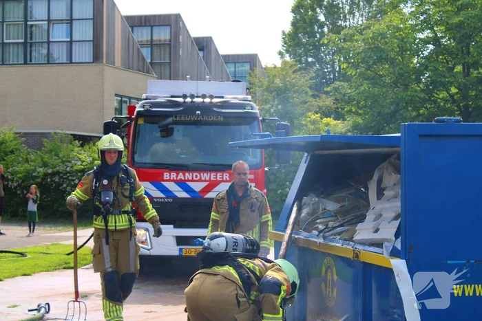 Rookontwikkeling na containerbrand