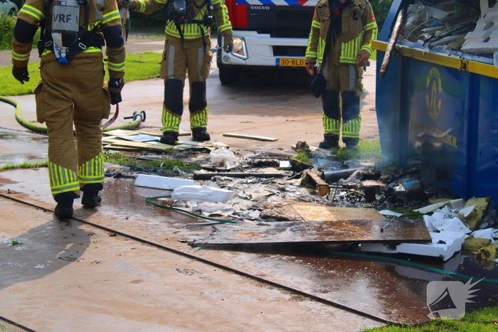 Rookontwikkeling na containerbrand
