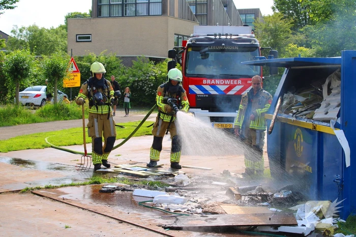 Rookontwikkeling na containerbrand