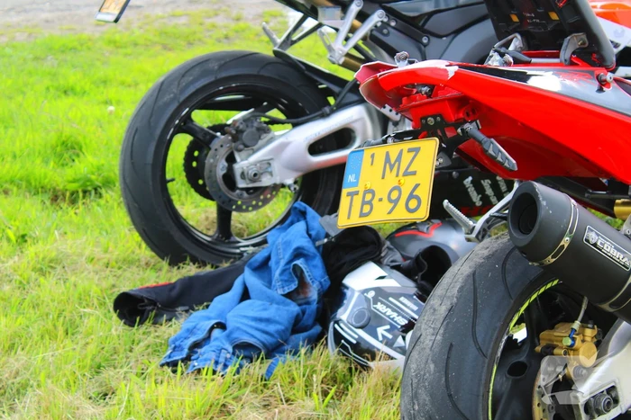 Twee motoren beschadigd bij aanrijding