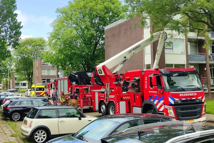 Brandweer zet zwaar materieel in voor hulpverlening
