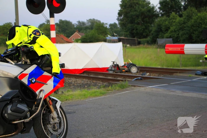 Treinverkeer gestremd door aanrijding met persoon in scootmobiel