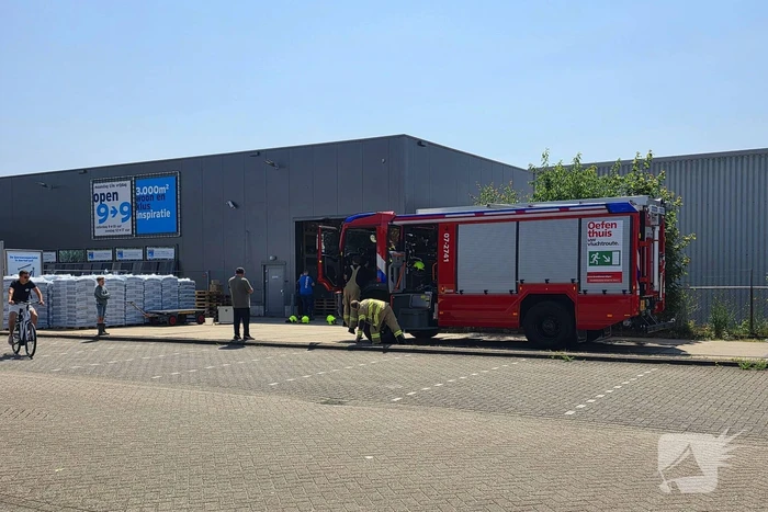 Magazijnbrand snel onder controle