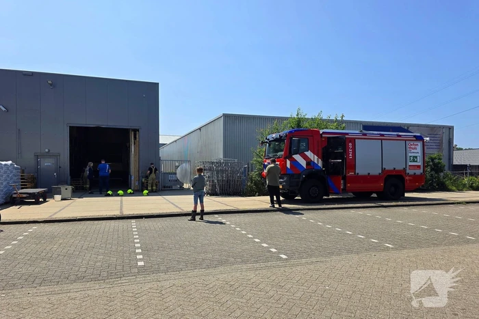 Magazijnbrand snel onder controle