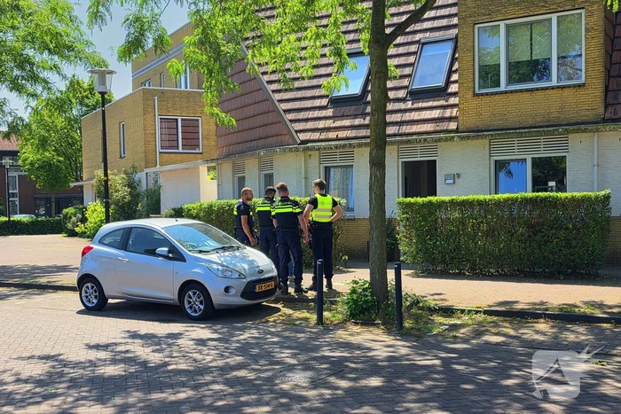 Politieafzetting bij woning
