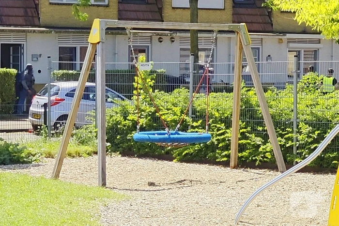 Politieafzetting bij woning